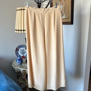 Light Cream Maxi Skirt - Elegant Flowing Silhouette